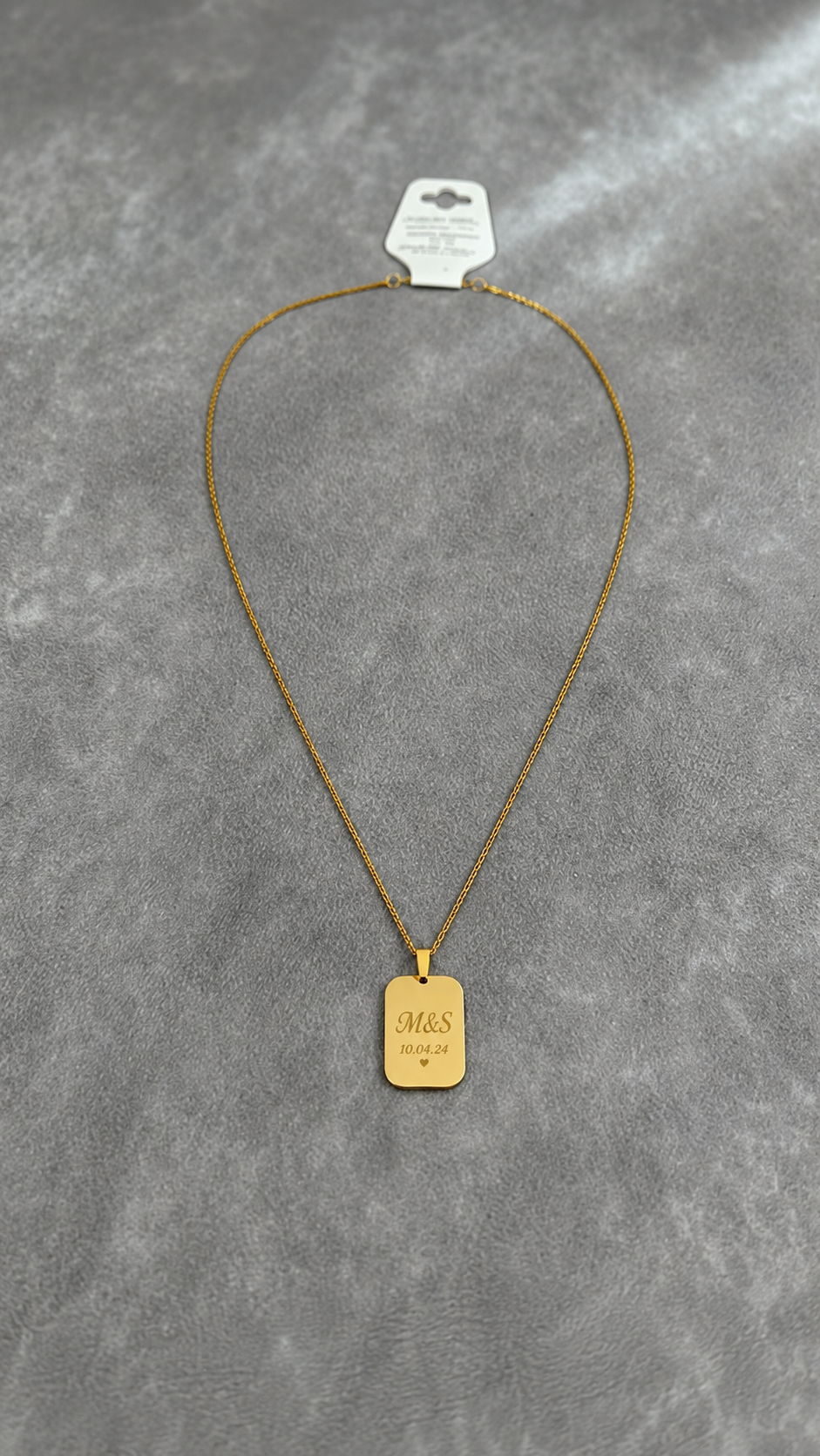 Gravora Plättchen-Kette Nova in Gold und Silber